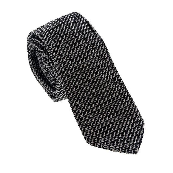 Emporio Armani Sand Yellow Woven Men's Tie, 2" - Picture 1 of 5